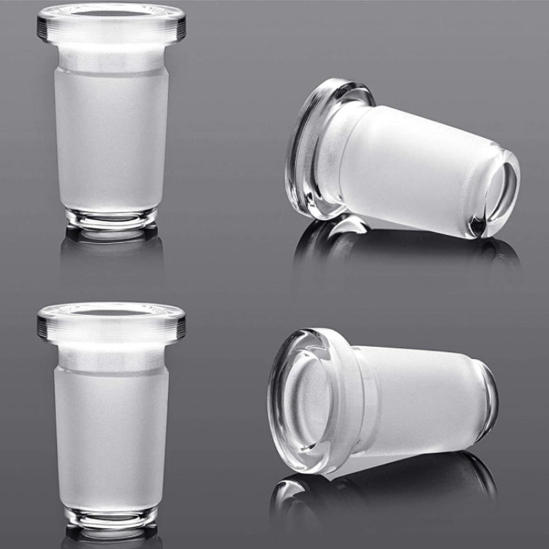 Glass Adapter Converter 10mm 14mm 18mm Male to Female Joint Connector For Hookahs Bowls Slide Banger Nail Oil Burner Downstem Accessories