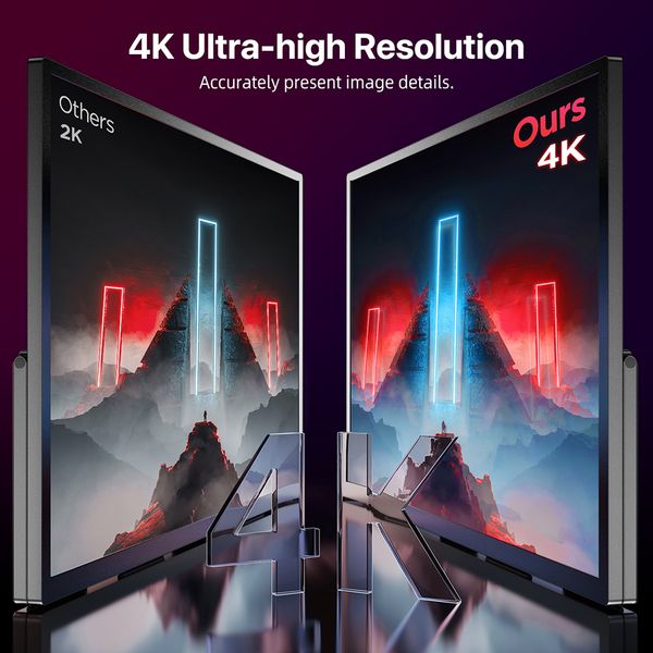 Cdisplay Portable Monitor 4K 18.4&quot; External Monitor for Laptop Second Screen 10Bit USB-C HDMI for PS5 Switch Notebook Phones