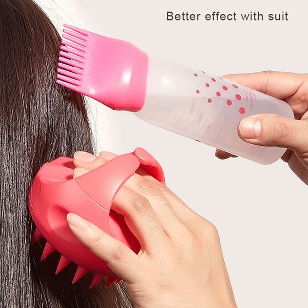 Dye Applicator with 120ml Bottles Scalp Massager Shampoo Brush for Dyeing Oil Spray Bottle Salon Hair Coloring Tools ing