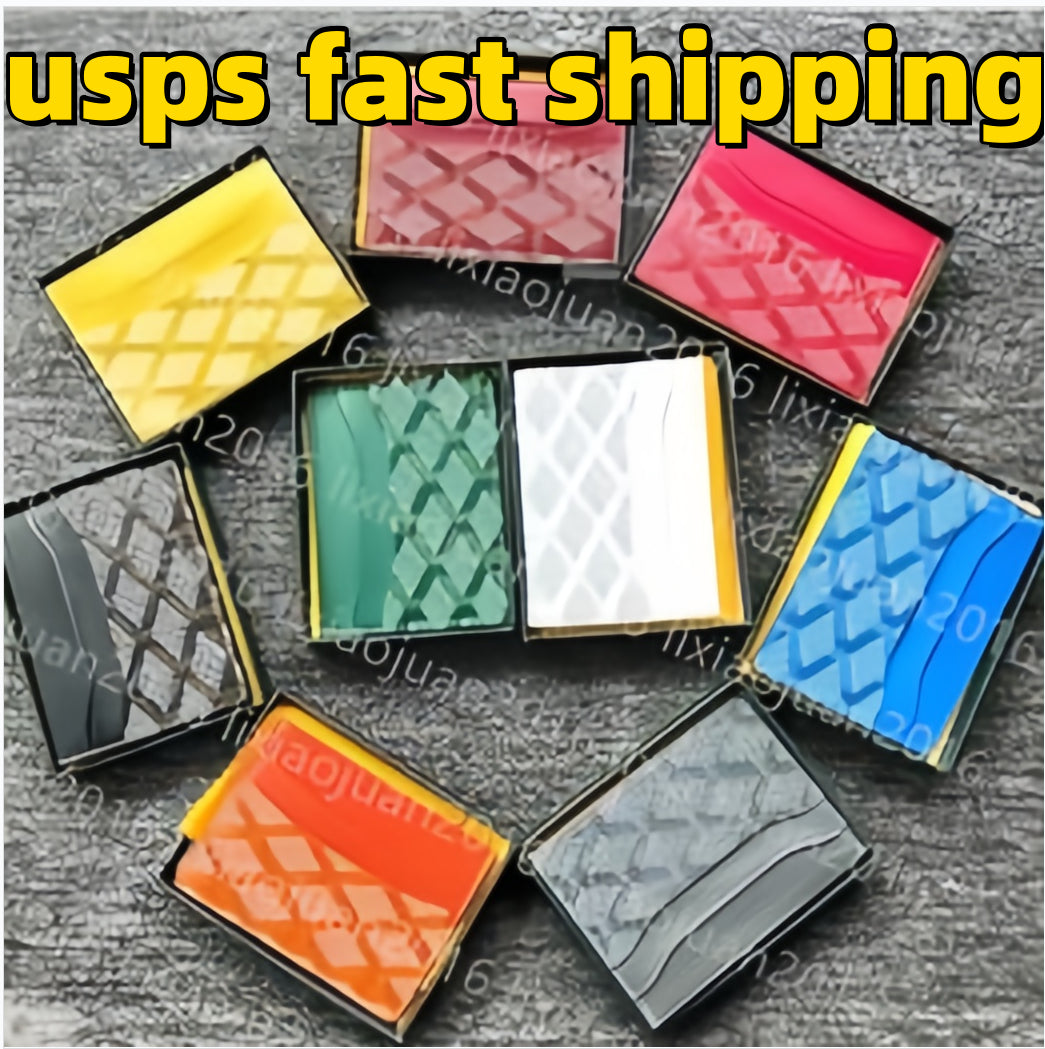 7A quality Genuine Leather Wallets Purse card holder Luxurys famous designer single wallet Men Women&#039;s Holders Coin Lambskin Mini Key Pocket In