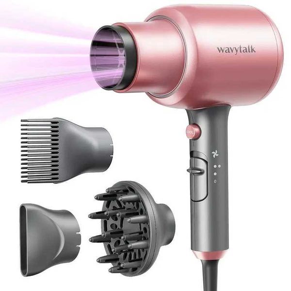 Ionic Hair for Smooth Blowouts - Powerful 2024 Professional Blow Dryer with Diffuser (XJ241017)