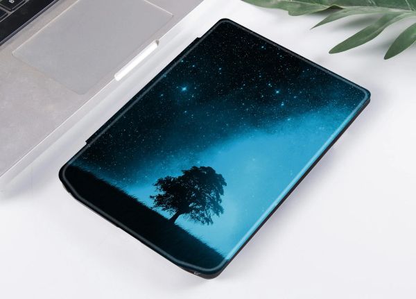 Slim Case for All-New 6&quot; Pocketbook Verse - Pocketbook Verse Pro 2023 eReader - PU Leather Folio Cover with Auto Sleep-Wake