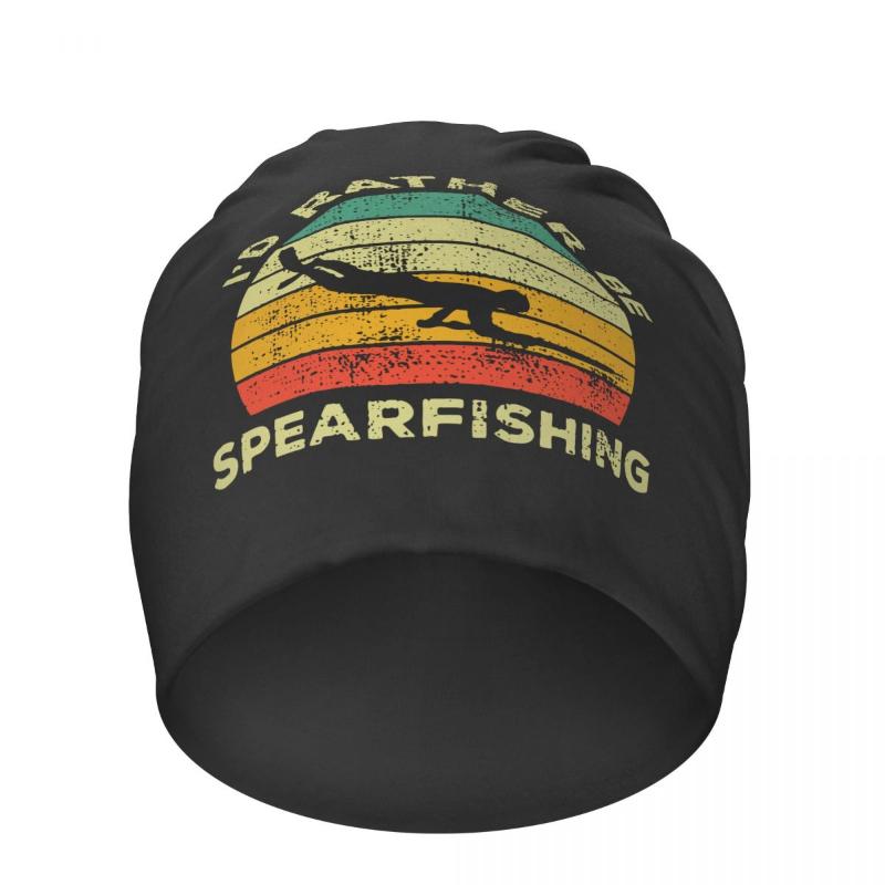 Berets I&#39;d Rather Be Spearfish Gift For Spearfishers Beanies Cap Men Women Kint Hat Freediving Skullies Hedging Warm Racing CapBerets
