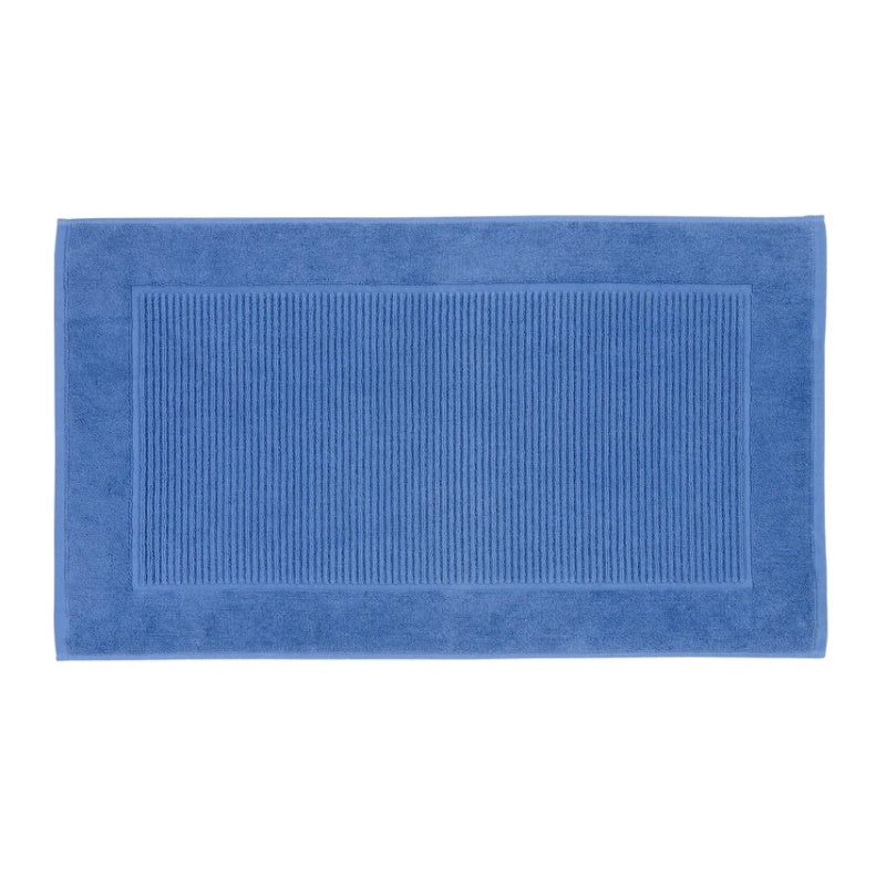 Christy Supreme Terry Towelling Bath Mat 50 x 90cm - Deep Sea In Blue