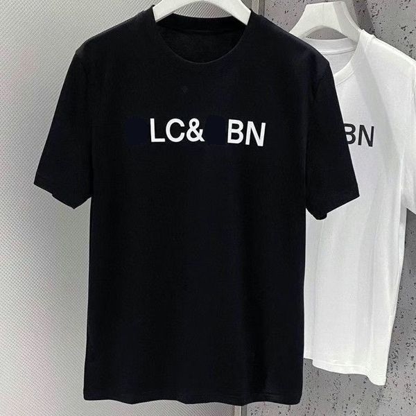 Men Casual Short Sleeve T-Shirts Spring Summer Solid Letter Printing Pullovers Tees Shirts male Female Streetwear Tees Designer Tops