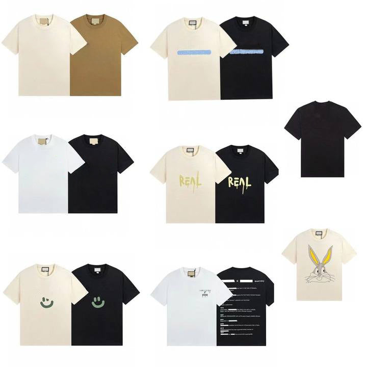 Summer Mens t shirts Designer shirts High version printed crewneck short-sleeved T-shirt for men womens tshirt