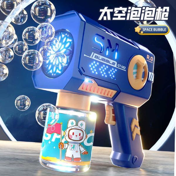 Sand Play Water Fun Fully automatic 12 hole non dipping wedding bubble machine childrens gift boys and girls stall toy z250210