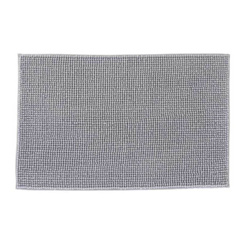 Catherine Lansfield Bobble Bath Mat 50 x 80cm - Silver