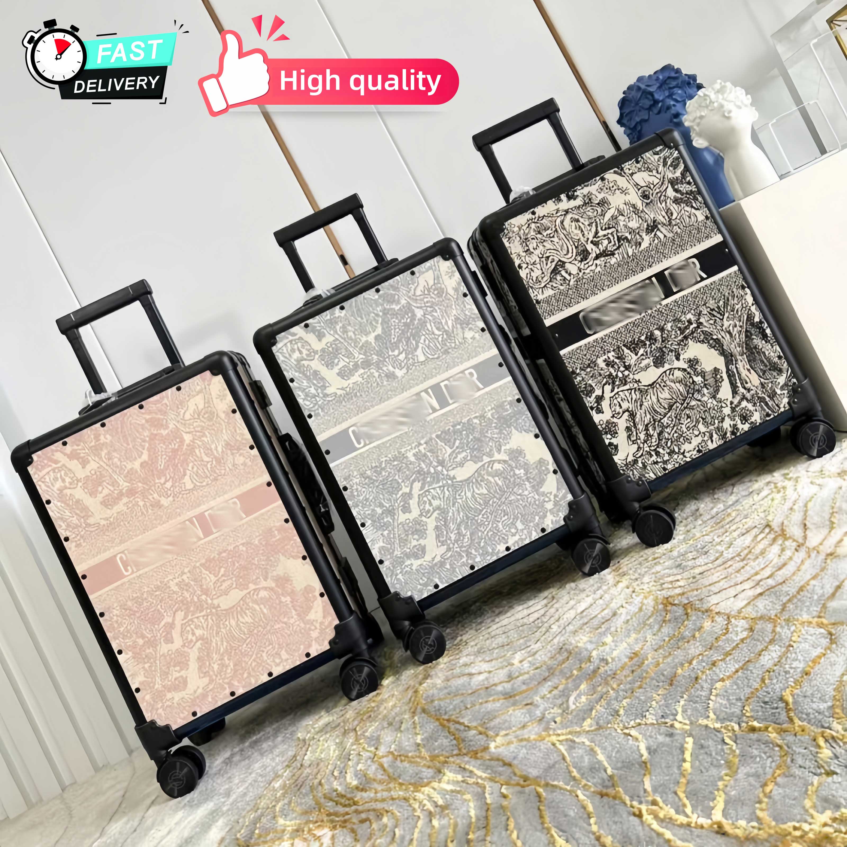 suitcases for both men and women, essential travel single-pull handle, ultra-light wheels, available in multiple colors