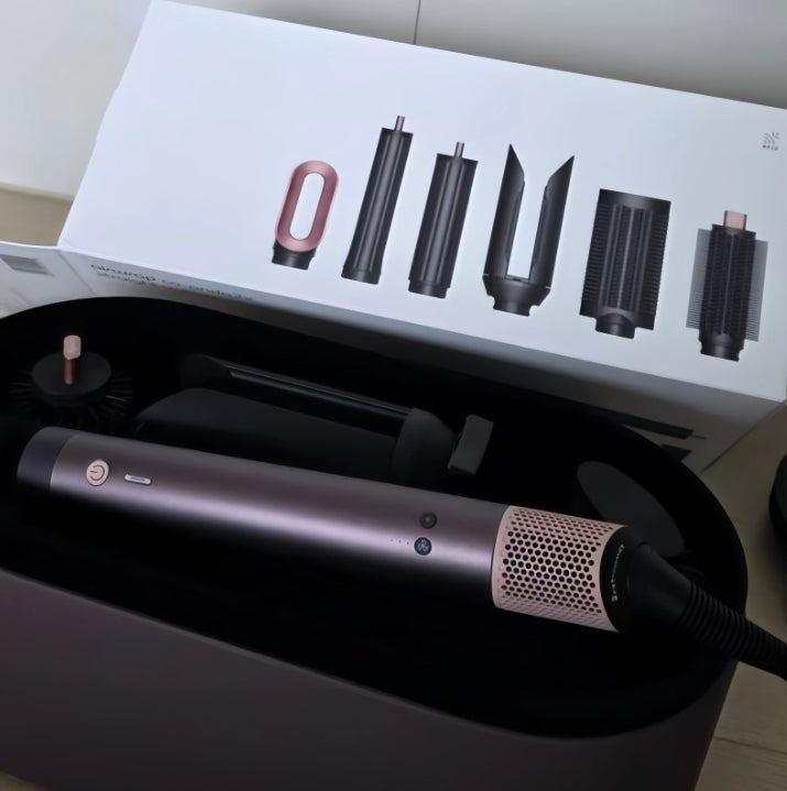 New 2025 HS09 Negative ion curling iron styling tool product curling iron hair dryer comb professional salon powerful travel HS08 multi-functional h