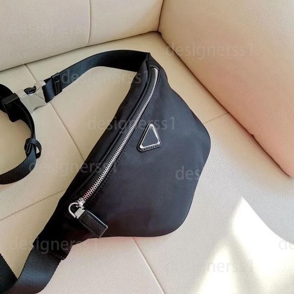 high quality Luxury Designers Waist Bags Classic Black Cellphone Case Canvas Nylon Large and Small Style BumBag Belt Handbags High Quality D