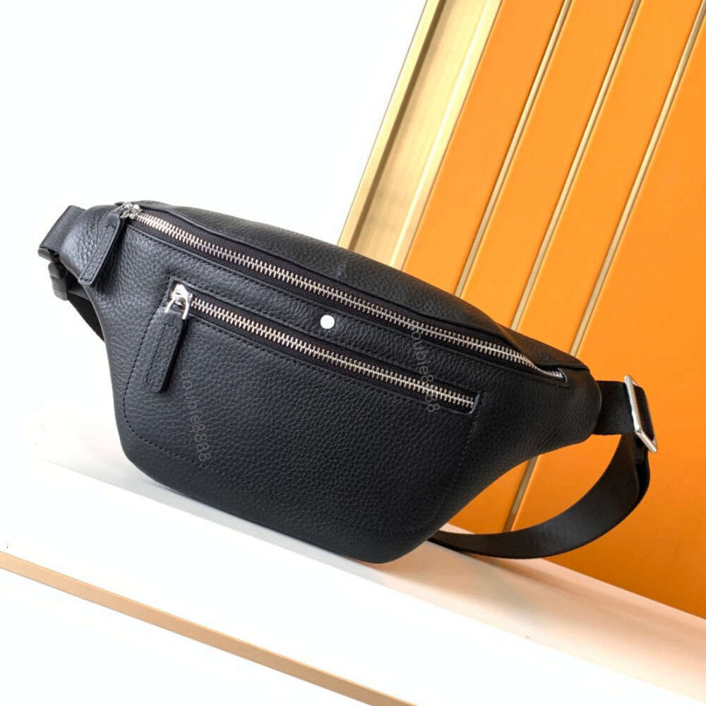 luxury cowhide belt waist bag chest bag fashion classic man leather designers crossbody bag Cycling bags shoulder bags gym bags travel bag postman b