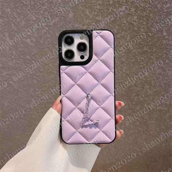 With Letters Logo Phone Cases Women&#039;s Phone Case Gift for ip 15 14 13 12 11 pro max