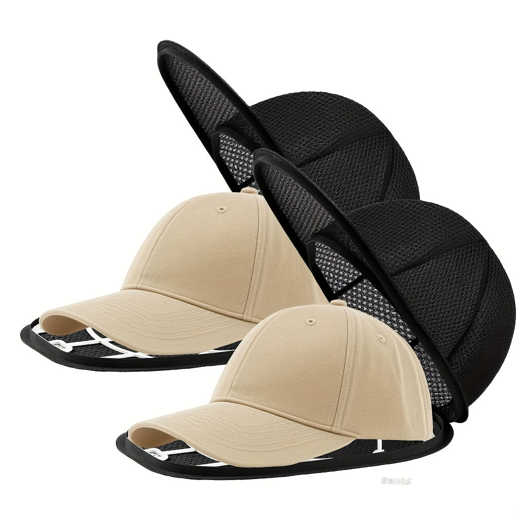 TEMU Hat Washer Cage,hat Washing Machine With Frame Cage And Hat Washer Bag,baseball Hat Washer,suitable For Adult And Kid's 1-2-pack Black, Laundry