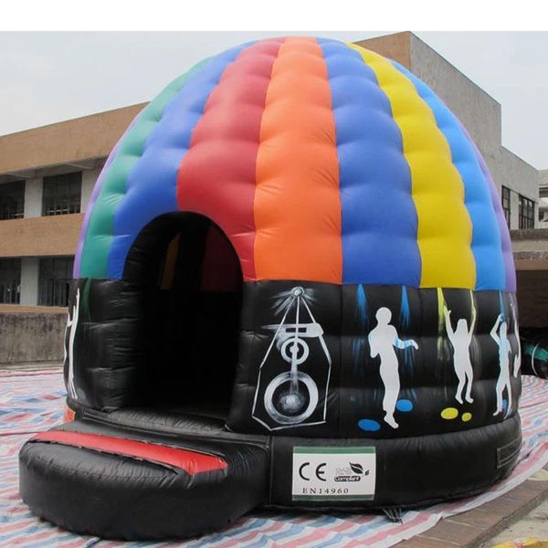 New Inflatable Disco Bouncer Music Discos House Castle dance dome tent for sale