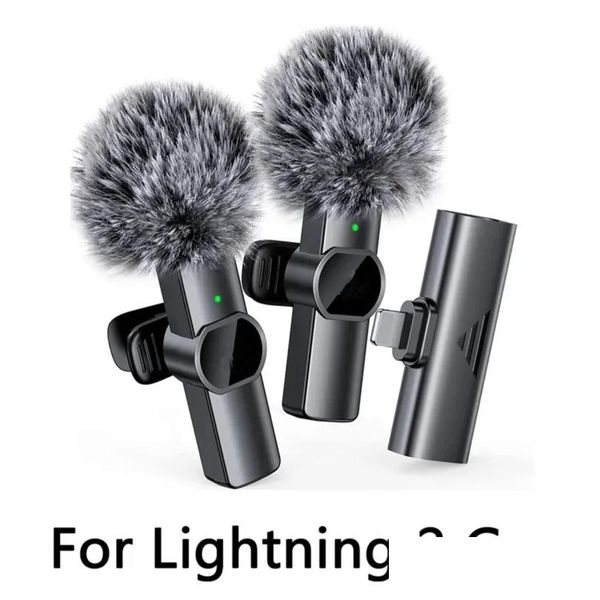 Other Electronics Wireless Lavalier Microphone Portable Noise Reduction Mini O Video Live Interview Recording Mic Drop Delivery Otck4