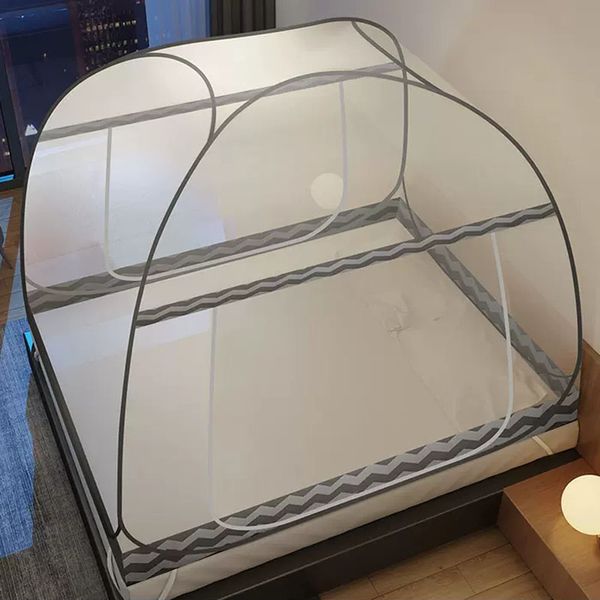 5 Colors New Portable Travel Camp Tent Bed Canopy Mosquito Nets Twin Anti Mosquito Net Collapsible Double Door Yurt Mosquito Net