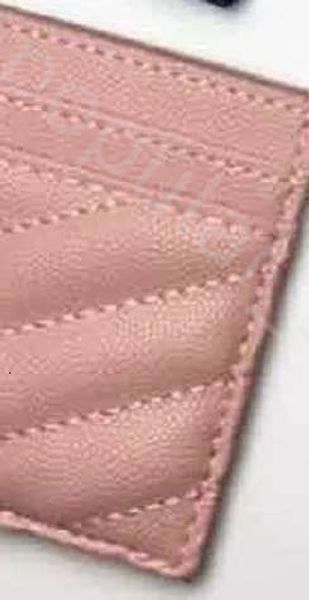 New Fashion Card Holders Caviar Woman Mini Wallet Designer Pure Color Genuine Leather Pebble Texture Luxury Black Wallet With Box 709