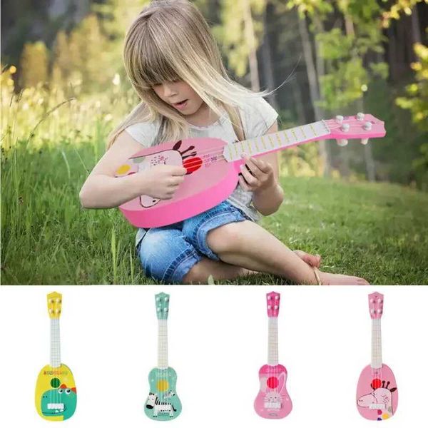 Childrens music instruments baby toys four stringed guitar Montessori educational toys learning toys childrens music games for young childre