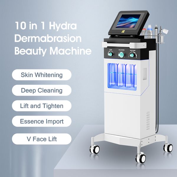 Hydra Hydro Aqua Peel Hydrodermabrasion Facial Machine 10 In 1 Hydra Beauty Facial Smart Ice Blue Machine