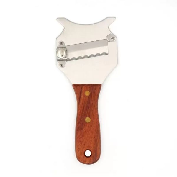 Stainless Steel Truffle Slicer tool Wood Handle Cheese Grater Dessert Kitchen Tools Chocolate Shaver cake Knife Tools