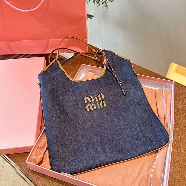 24 New Totes Designer Womens Shopping Bag Shoulder Bag Fashion Ladies Tote Bags Denim Canvas Large Letter Leather Underarm Commuter Handbags