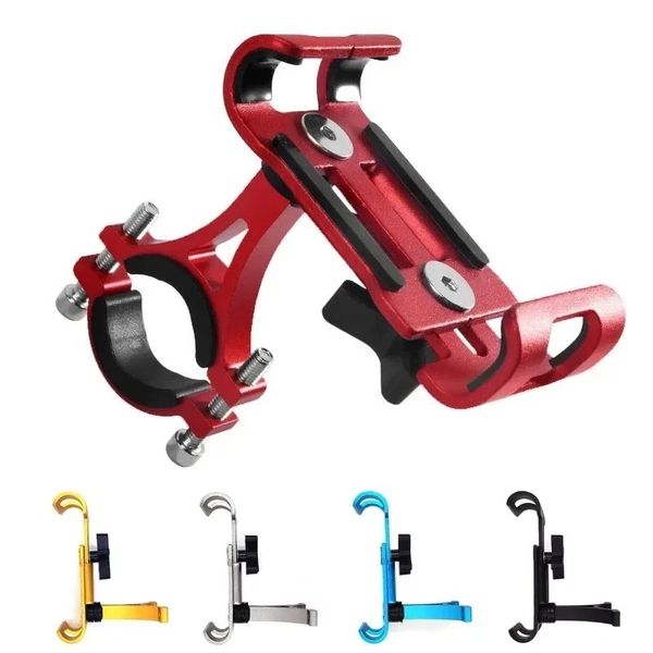 Motorcycle Phone Universal Holder Aluminum Alloy Anti-slip GPS Bracket Bike Stand All Smartphones Secure Mount for Cycg Enthusiasts 4