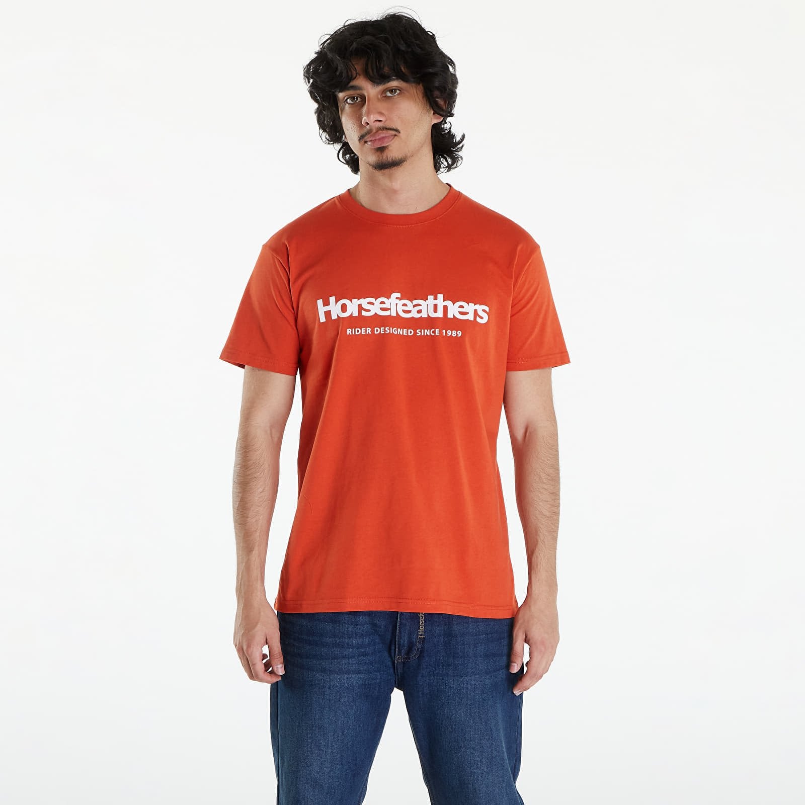 Koszulka Horsefeathers Quarter T-Shirt Orange Rust S