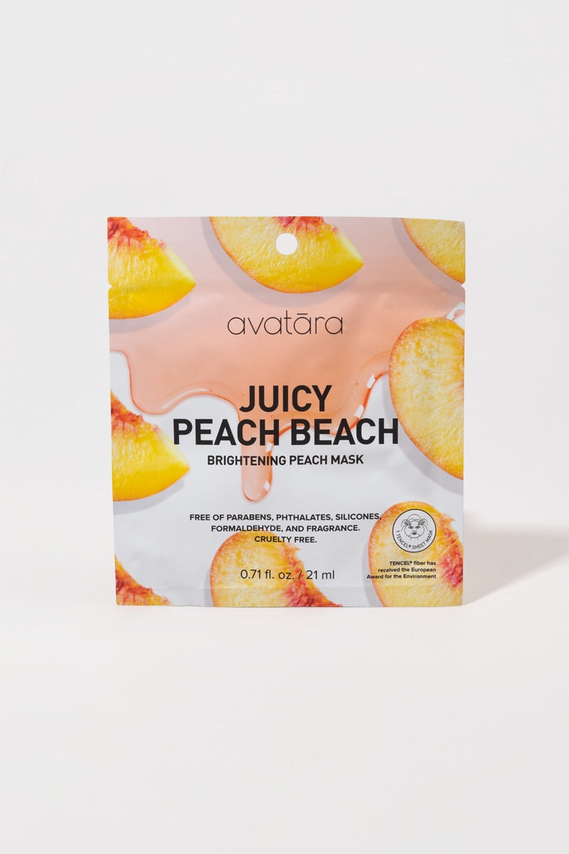 Women's Juicy Peach Beach Brightening Face Mask by Francesca's - Size: One Size