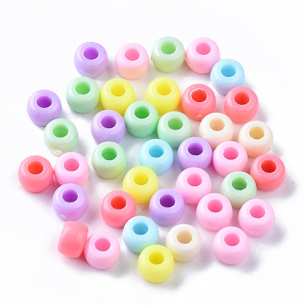 Cuentas de plástico de poliestireno opaco