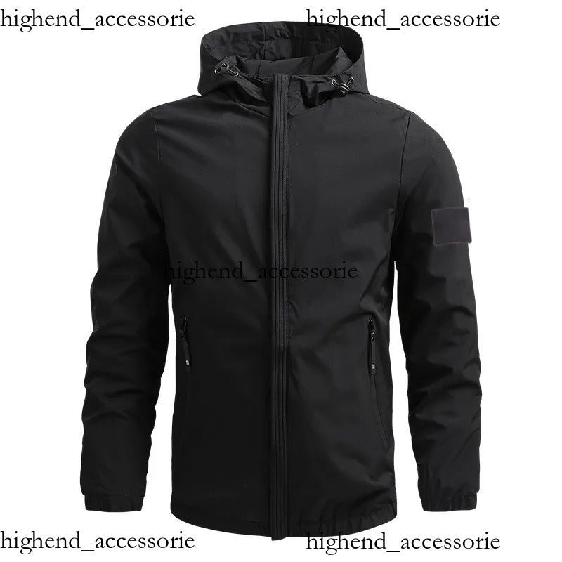 stone ilsand Jacket Men Designer Fashion Spring Autumn Windrunner stone eiland Thin Coat Stones Men Sports Windbreaker Zip Up Jacket Compass Company