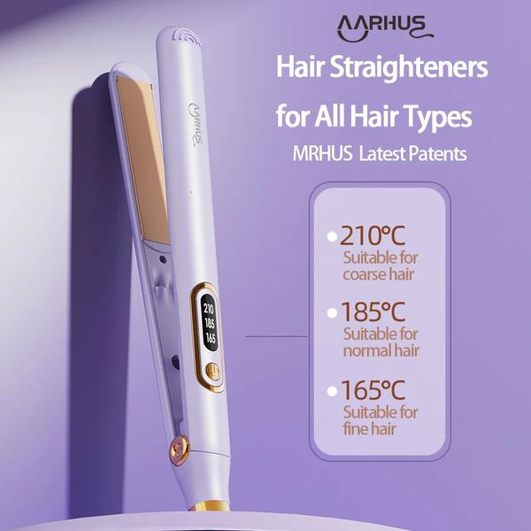 Suitable for all types of hair straightener and curling iron 2-in-1 latest patented negative ion hair care safe hair styling tool 241018