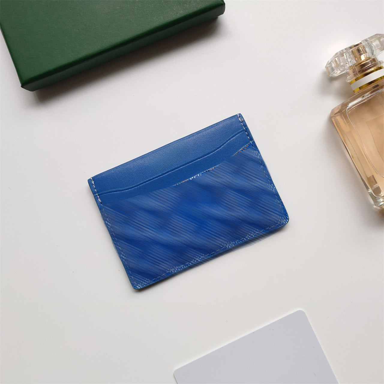 Fashion Womens Mini Zippy Wallet Coin Purse Bag Belt Charm Key Pouch credit card holder bags fashion color Short wallet chains bag purse with box