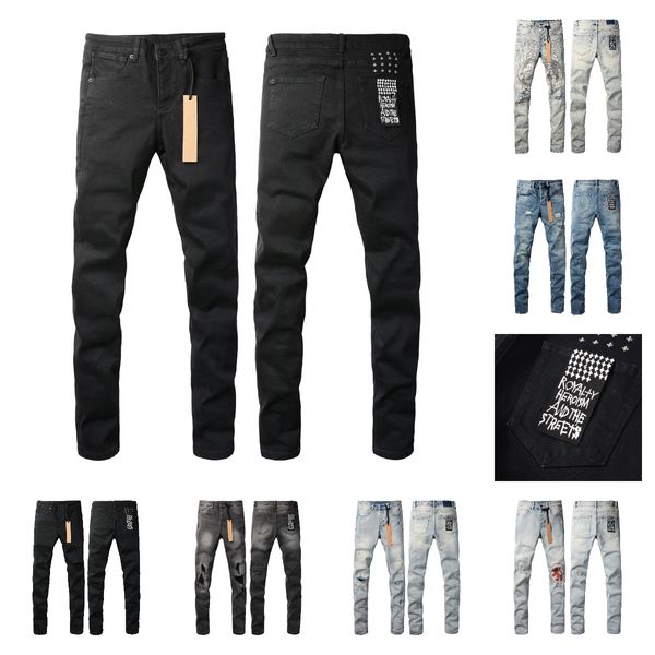 men jeans designer pants mens jeans men designer pant for womens black 2024 new style Embroidery self cultivation and small feet fashion wom