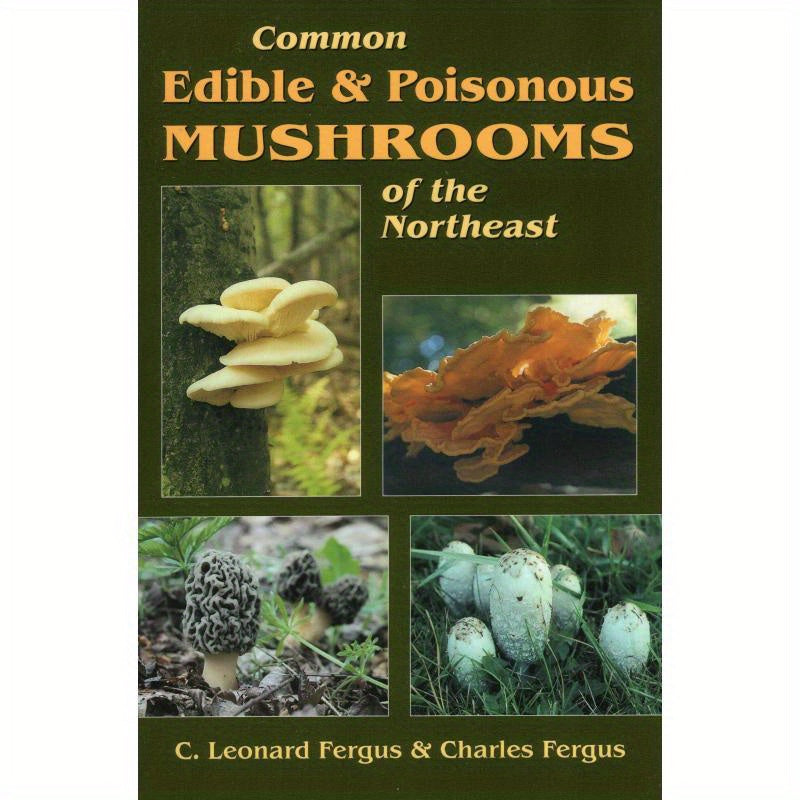 TEMU 1pc Stackpole Books Guide To Northeastern Mushrooms - Edible & Poisonous Species Field Guide, English Edition, Published March 1, 2003