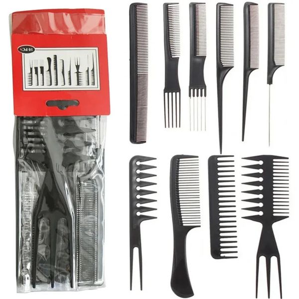 Barber Hairdressing Combs Multifunction Hair Detangler Comb Anti-static Haircare Hairstyling Tool Set Stylist Accessories 250106