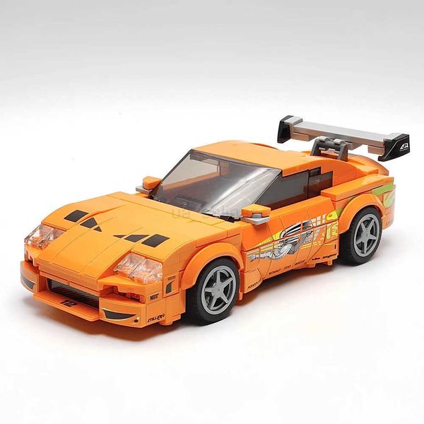 379PCS MOC Speed Champions Street Race Convertible Sports Car Model Building Blocks Bricks DIY Creative Assembly Kids Toys Gifts Z241225