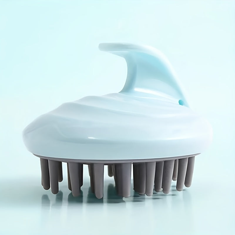 TEMU Silicone Scalp Massager Shampoo Brush, Hair Scrubber With Soft Silicone Bristles, Scalp Scrubber, Wet Dry Scalp Massager Hair Growth &