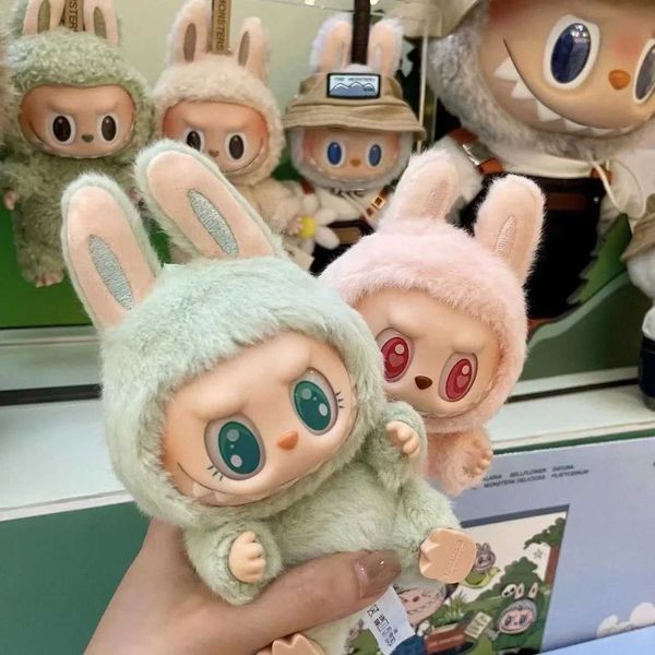 Labubu Monster Box Toy Plush Doll Blind Box Model Pack Key Chain Gift Tabletop Decoration Childrens Christmas Gift Z250206