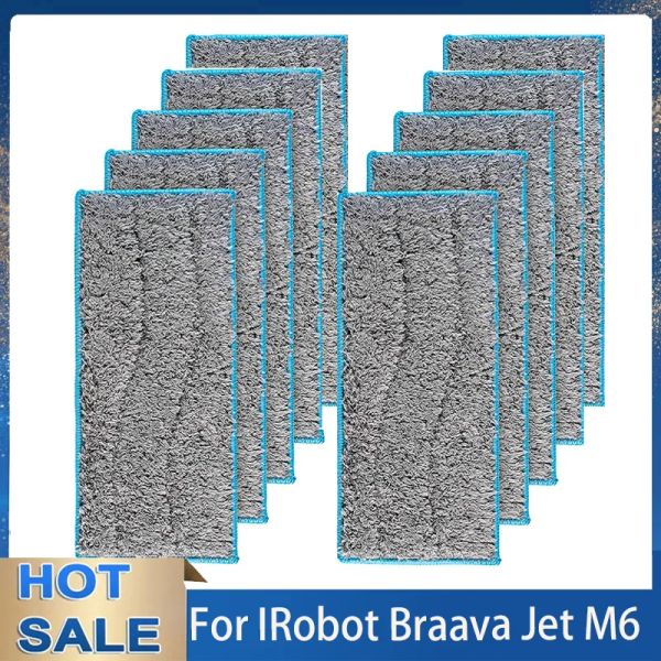 Mop Cloth Rag For iRobot Braava Jet M6 Robot Vacuum Washable Wet Mop Vacuum Cleaner Parts Replacement Kit Accessories