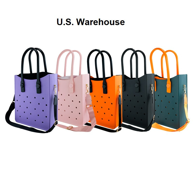 Women Medium Square Handbag Waterproof Beach Bag Shoulder Tote for Swimming and Fitness Activitie Size 30*11*31cm Perfect Companion During Day Trips
