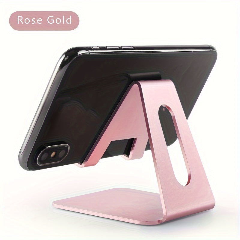 TEMU Metal Desktop Stand For Mobile Phones And Tablets, A Convenient Holder For Lazy Users.