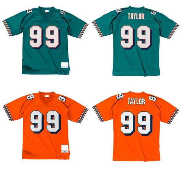 Stitched football Jerseys 99 Jason Taylor 2004 2006 mesh Legacy Retired retro Classics Jersey Men Women Yourth S-6XL