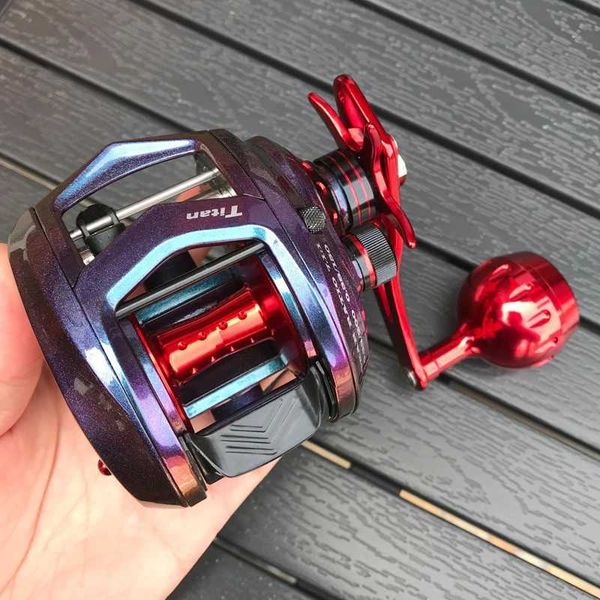 Slow Pitch Jigging Reel 17kg Gear Ratio 7.1 1 Aluminum Metal 11+1BB Fiber Drag Power Casting Shore Fishing Reel Saltwater ReelXJ241209