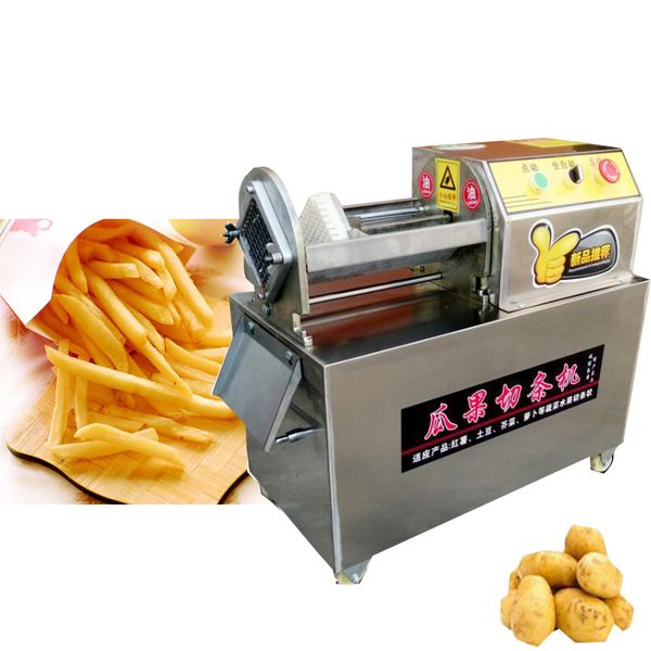 Electric Potato Chips Cutter French Fries Cutting Machine Small Carrot Stick