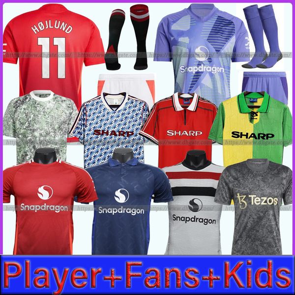 SANCHO 24 25 HOJLUND United soccer jerseys Antony Martinez RASHFORD Casemiro Eriksen 2024 2025 football shirt tracksuits MARTIAL B. FERNANDE