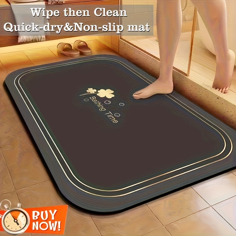 TEMU Today'! Thickened Quick-dry Non-slip Water-absorbent Floor Matsideal For Bathroom, Toilet, Kitchen & . Multi-scene Thickened Mats For Kitchen,