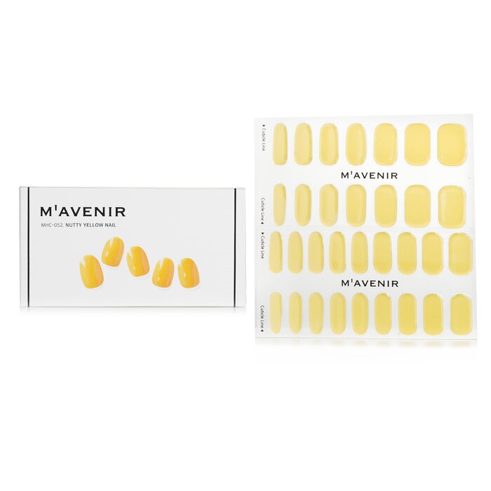 Nail Sticker - Nutty Yellow Nail