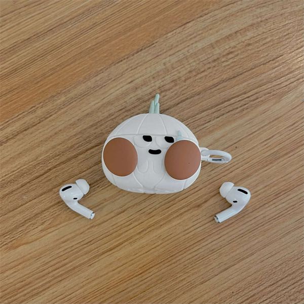 Garlic expression suitable for Pro Bluetooth wireless headphone cover 1-2-3 generation cute silicone funny