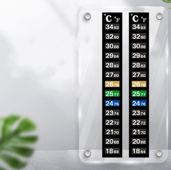 Strip Thermometer Instruments Carboy Fermenter Homebrew Beer Tank Temperature Sticker Adhesive Sticky Scale Aquarium Fish SN6296